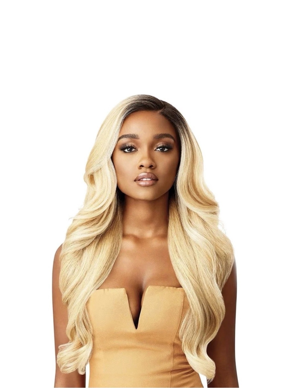 OUTRE MELTED HAIRLINE 28” SYNTHETIC HD LACE FRONT WIG - KAMALIA
